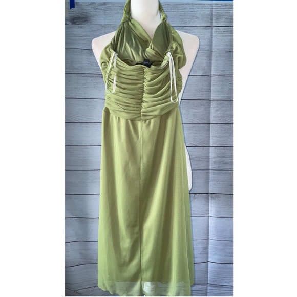 IZ Byer California Green Halter Dress - Picture 6 of 6